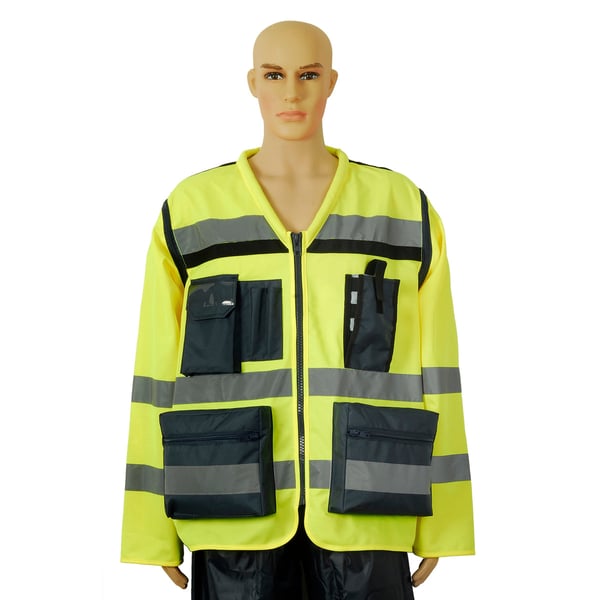 Long Sleeve Detachable Safety Vest
