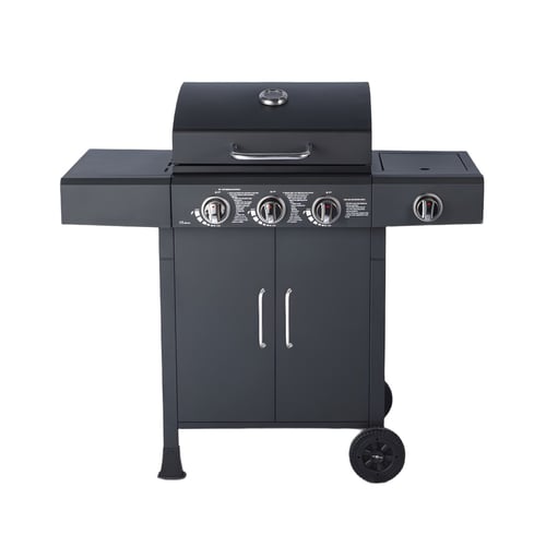גריל גז 3 מבערי נירוסטה עם כירת צד 42,000BTU מבית SIRIUS LIVING