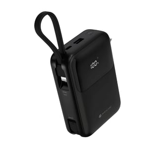 מטען נייד MIRACASE עוצמתי 10000mAh עם 2 כבלים מובנים