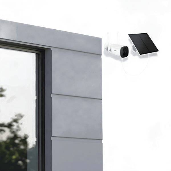 מצלמת אבטחה אלחוטית WIFI נטענת עם פנל סולארי - SEMICOM SMART