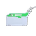 תג מטוס מעוצב למזוודה - תיוג חכם ונוח