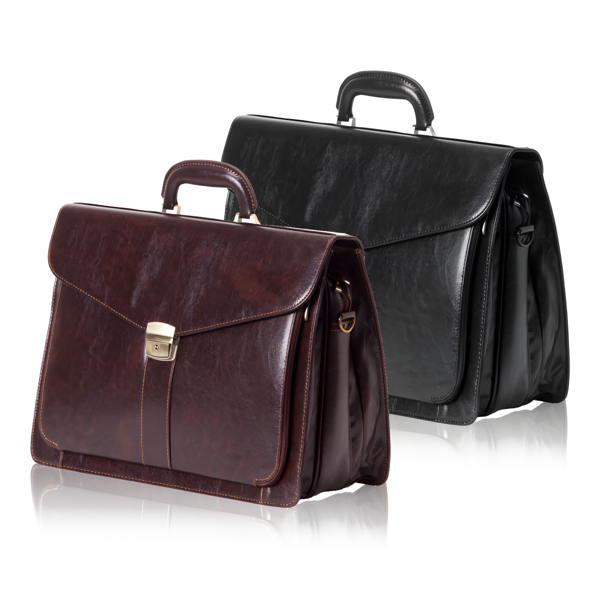 תיק עסקים יוקרתי למחשב נייד של Ombre