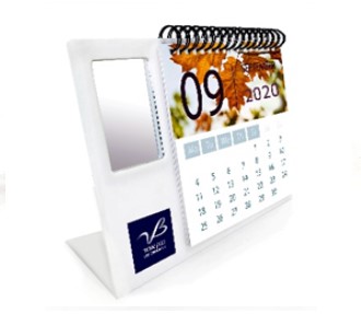Rectangular Mirror Calendar - A Practical Corporate Gift