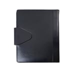 יומן יוקרתי A5 עם כריכת עור דמוי PU פתיחה בעברית וסגירה מגנטית - מבית גבעוני