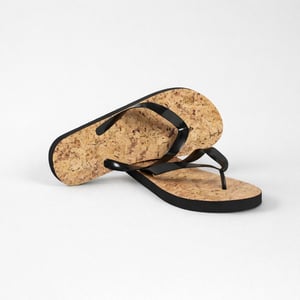 Eco-Friendly Cork-Inspired Natural Design Sandals