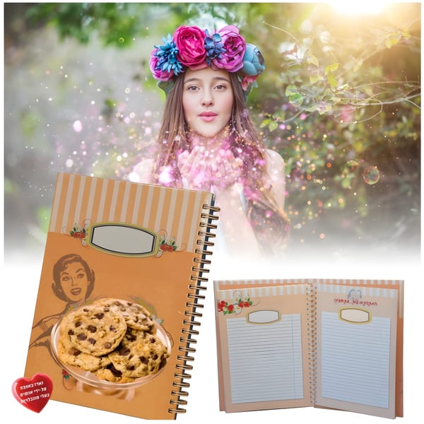 מחברת ספיראלה קשה A5 עם ריח בהתאמה אישית