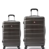 SWISS WINNER 2-Piece Luggage Set with Eight Wheels in 24'' and 20'' Sizes