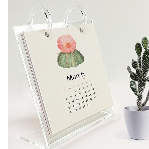 Acrylic Ring Calendar