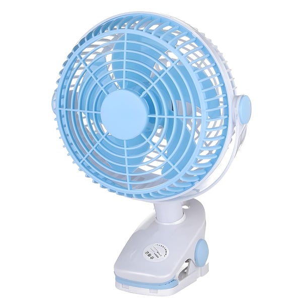 Compact Desk Fan in Refreshing Blue