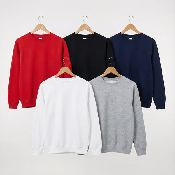 סווטשרט קלאסי צווארון עגול - יוניסקס 280 גר'