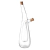 Borosilicate Glass Oil and Vinegar Bottles with Natural Cork Stoppers