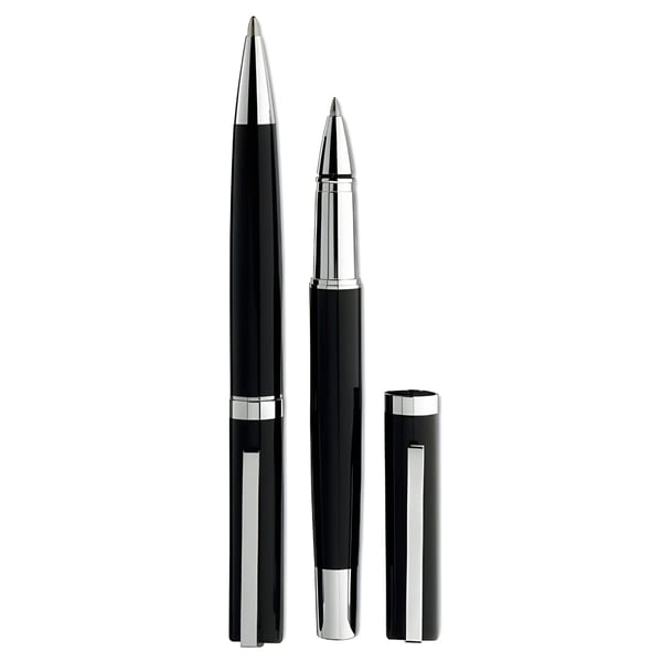 Premium Pen Set with Gift Box - Ballpoint and Roller Pens