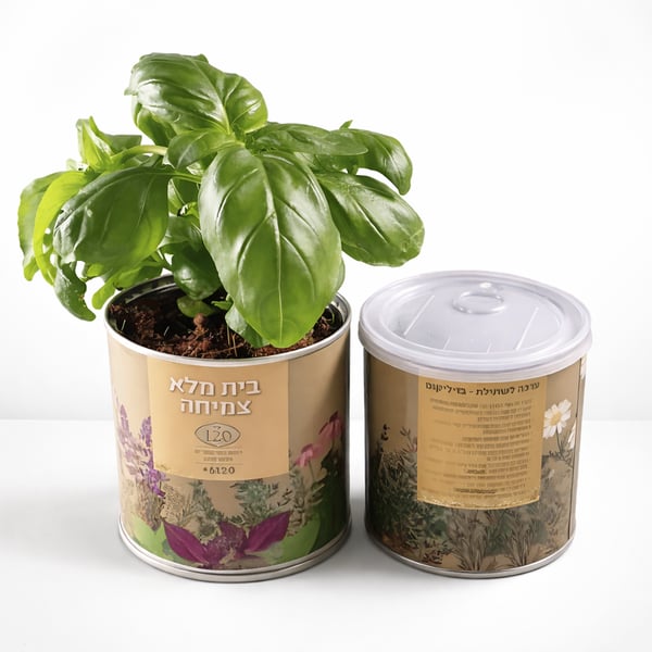 Home Garden Planting Kit in a Can – Easy Indoor Gardening