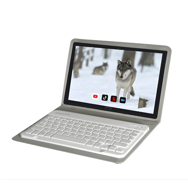Smart Tab 64GB Tablet with Bluetooth Keyboard - WOLF Model