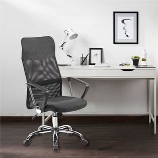 כיסא מנהל ארגונומי עם תמיכה בגב גבוה ופנאומטי