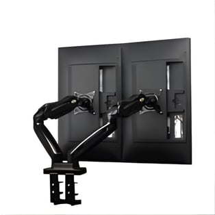 זרוע שולחנית דו מפרקית ארגונומית לשני מסכי מחשב NB-F160