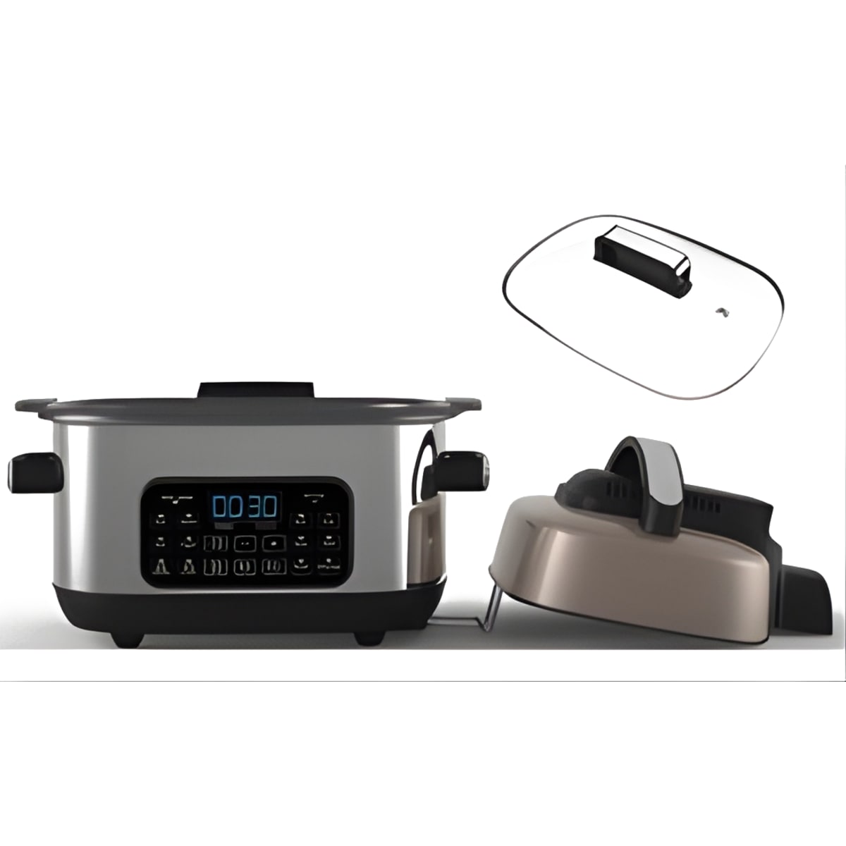 סיר אלומיניום 6 ליטר עם ציפוי קרמי - SAMURAI