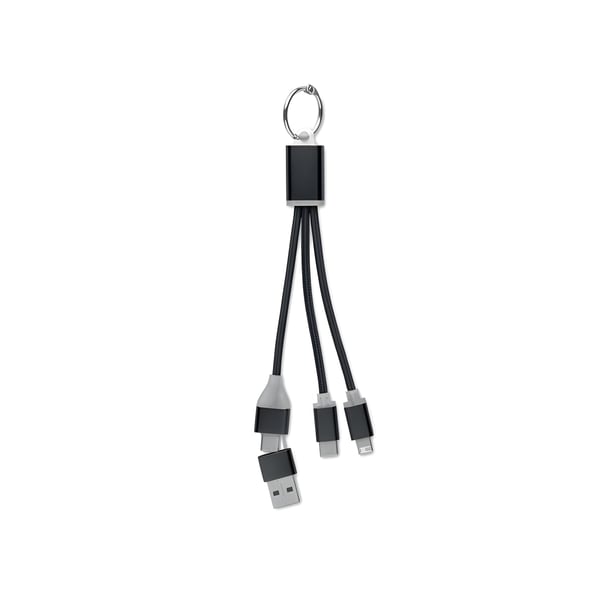 2-in-1 Keychain Charging Cable