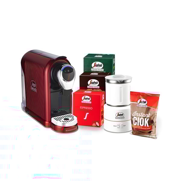 Perfect Italian Coffee Set with Segafredo Espresso Machine