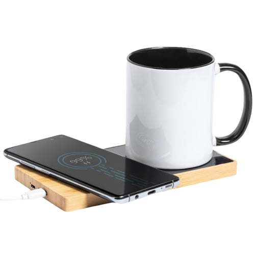 משטח טעינה וחימום בעיצוב מודרני מעץ במבו