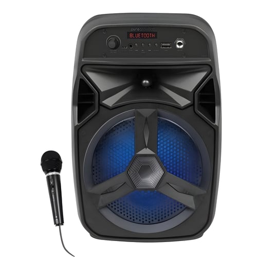 רמקול קריוקי אלחוטי נייד עם אורות לד ודיסקו