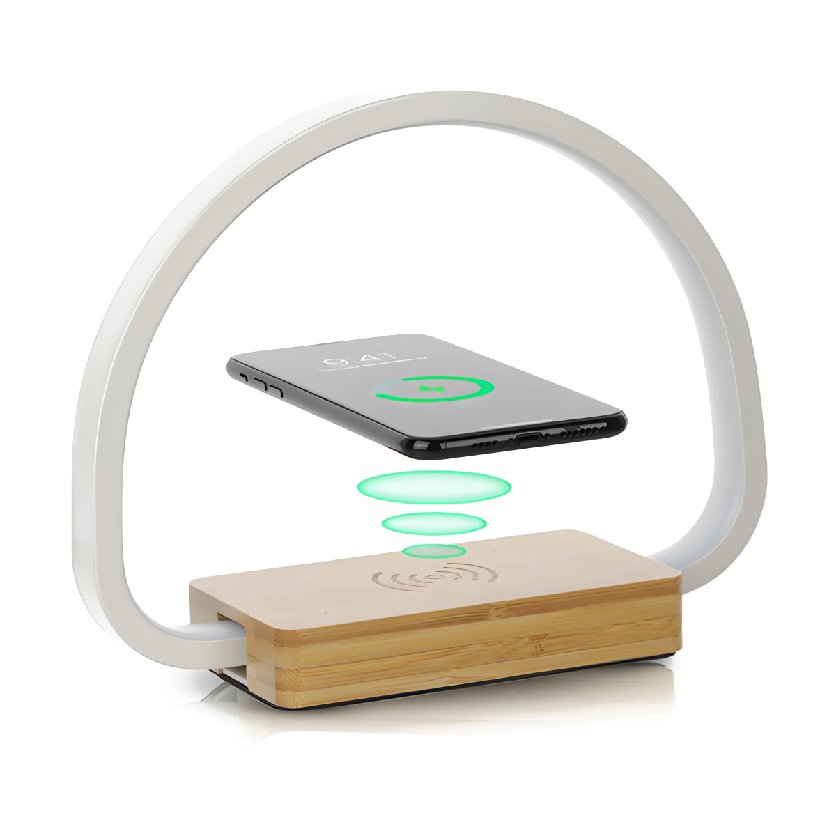 מנורת שולחן יוקרתית עם טעינה אלחוטית ושלושה מצבי תאורה