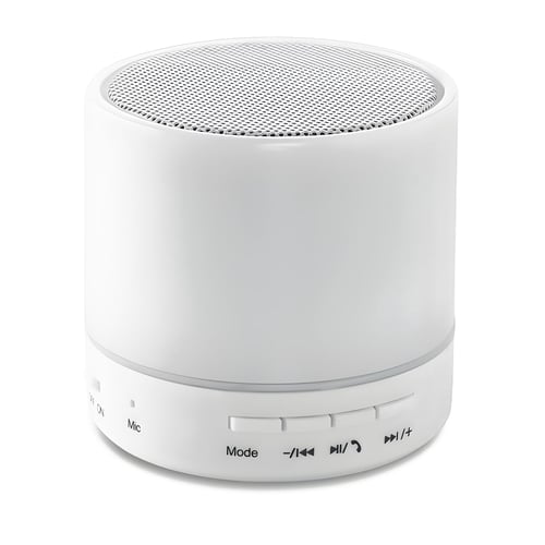 רמקול אלחוטי עגול עם אורות לד