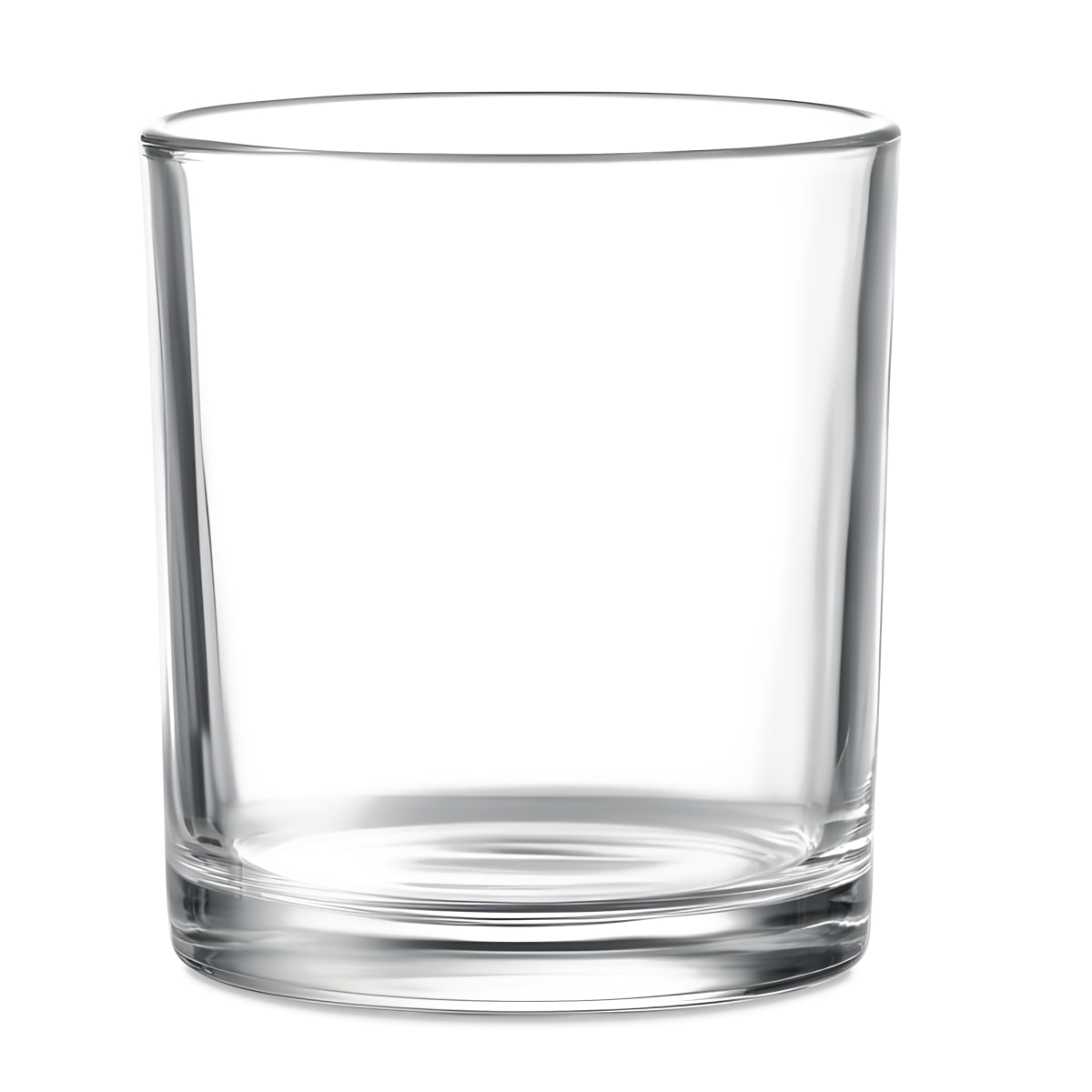 כוס זכוכית בהירה איכותית לשתייה יומיומית