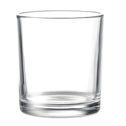 כוס זכוכית בהירה איכותית לשתייה יומיומית