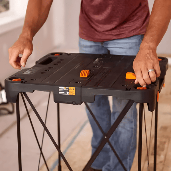 שולחן עבודה מתקפל קומפקטי WORX - רגלי פלדה