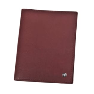 ארנק עור איכותי בצבע בורדו