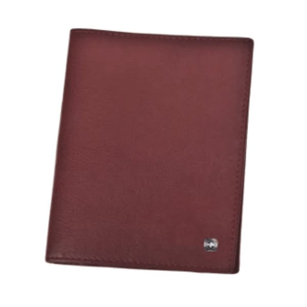 ארנק עור איכותי בצבע בורדו