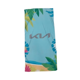 לונג יחיד בעיצוב מלבני עם הדפסה צבעונית מלאה