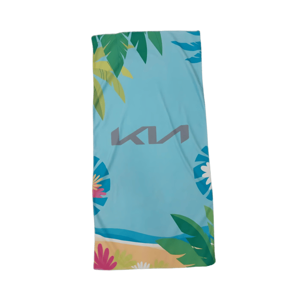 לונג יחיד בעיצוב מלבני עם הדפסה צבעונית מלאה