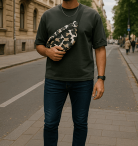 פאוץ' צד עם הדפס אישי All Over