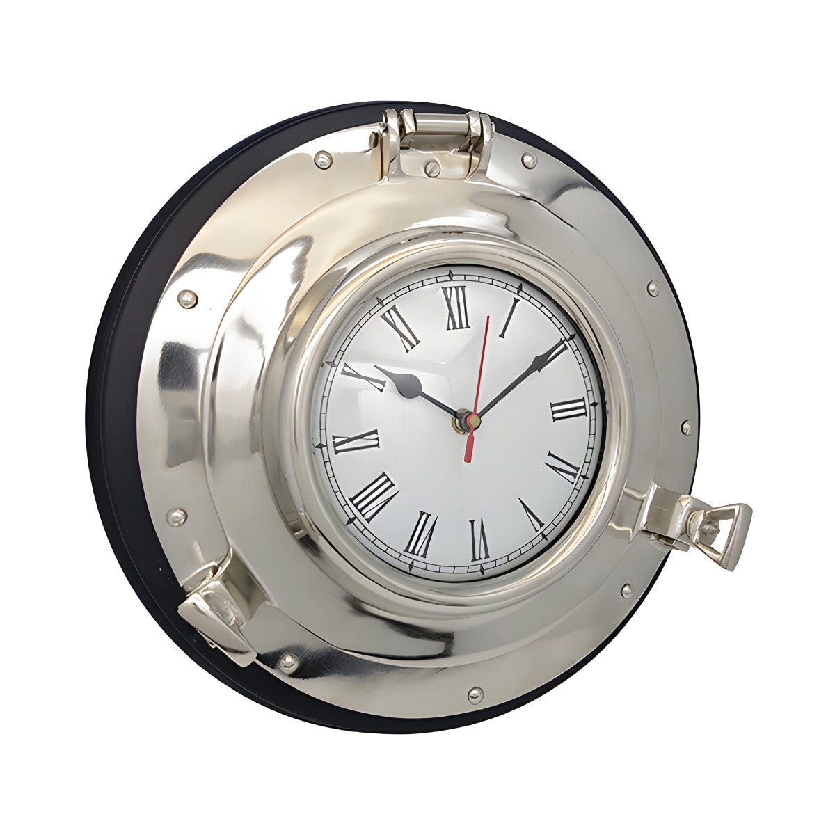 שעון נחושת יוקרתי בצורת הגה של ספינה