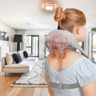 Wireless Shiatsu 4D Massage Belt with Infrared Heating