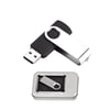 32GB Foldable USB 2.0 Flash Drive with Metal and Plastic Body