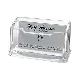 מעמד שולחני אלגנטי לכרטיסי ביקור - לורד