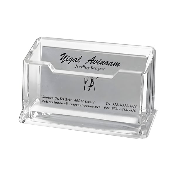 Elegant Desktop Business Card Holder - Lord