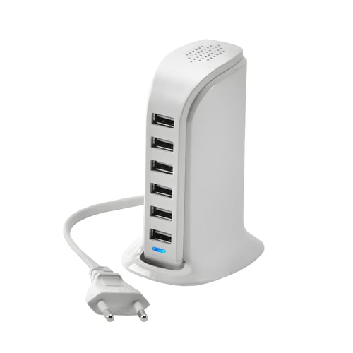 מרכזיית USB מהירה עם 6 יציאות - דגם לונדון