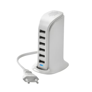 מרכזיית USB מהירה עם 6 יציאות - דגם לונדון