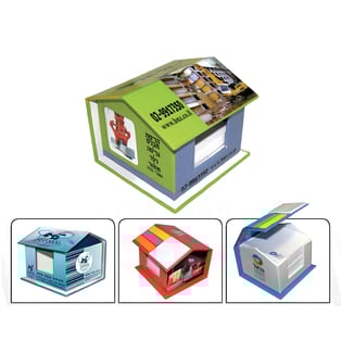 קופסת פתקים מעוצבת בצורת בית