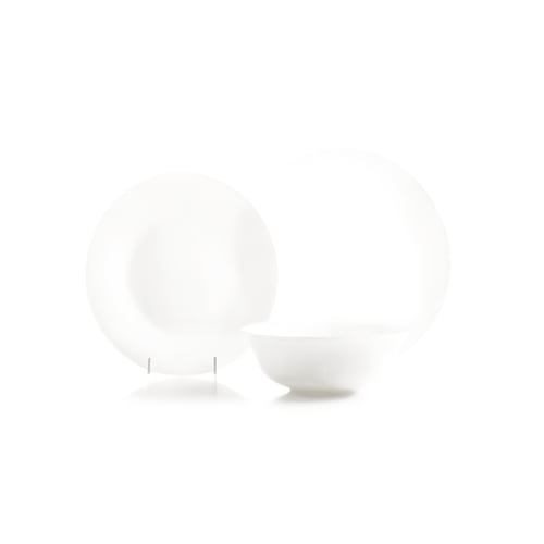 סט כלים לאוכל מינימליסטי מפורצלן